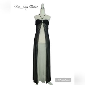 Beata Studio black and white evening dress